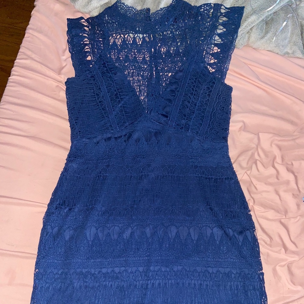 Blue dress